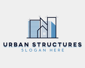 Architectural Building Structure logo design