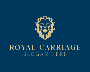 Royal Lion Head logo design