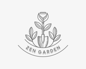 Shovel Yard Gardening logo design