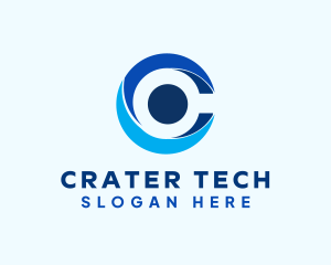 Tech Company Letter C logo design