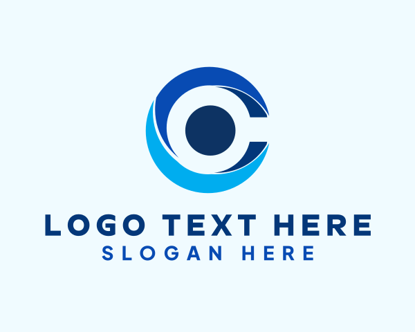 Letter C logo example 1