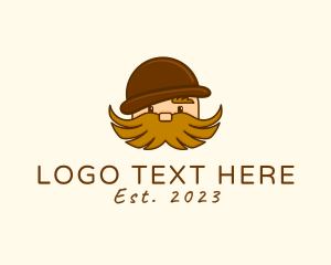 Hairy Moustache Guy logo