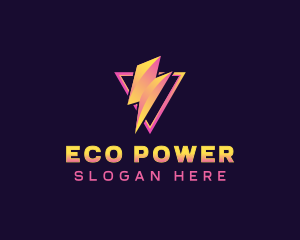 Electricity Voltage Power logo design