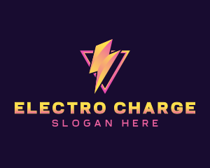 Electricity Voltage Power logo design