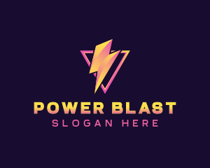 Electricity Voltage Power logo design