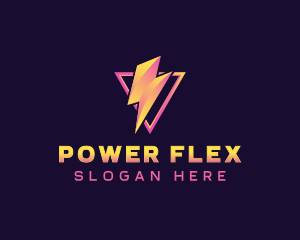 Electricity Voltage Power logo design