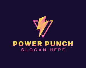 Electricity Voltage Power logo design