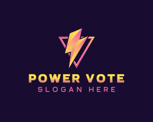 Electricity Voltage Power logo design