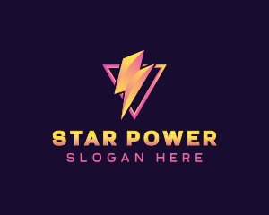 Electricity Voltage Power logo design