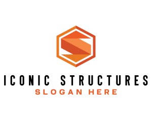 Geometric Engineer Structure logo design