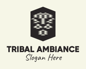 Tribal Lion Head logo design