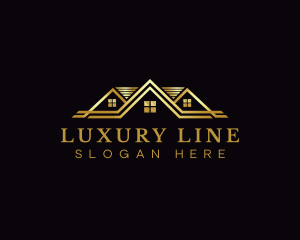 Luxury Realty Roofing logo design