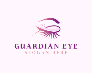 Beauty Makeup Eyelashes  logo design