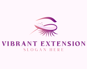 Beauty Makeup Eyelashes  logo design