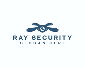 Drone Security Camera logo design