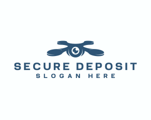 Drone Security Camera logo design