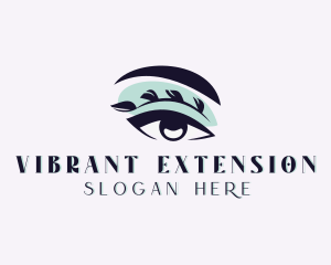 Cosmetics Eyelash Beautician logo design