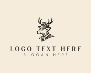 Formal Gentleman Deer logo