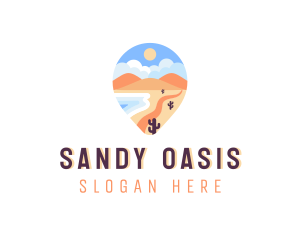 Island Travel Destination logo design