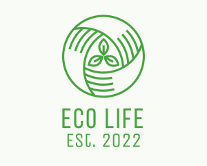 Agribusiness Eco Leaf logo design