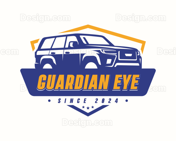 SUV Car Transport Logo