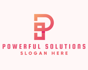 Generic Business Letter P logo design