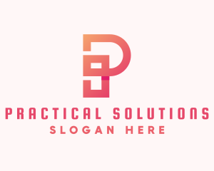 Generic Business Letter P logo design