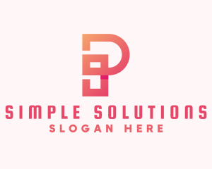 Generic Business Letter P logo design