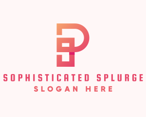 Generic Business Letter P logo design