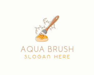 Pastry Brush Baking Patisserie logo design