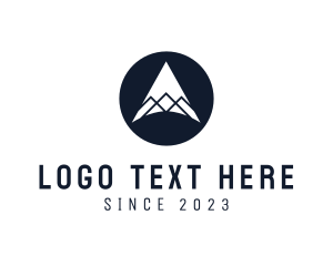 Climb - Minimalist Mountain Peak logo design