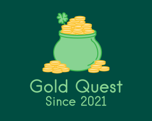 Shamrock Gold Pot logo design