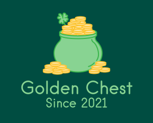 Shamrock Gold Pot logo design