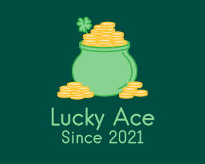 Shamrock Gold Pot logo design