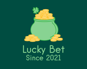 Shamrock Gold Pot logo design