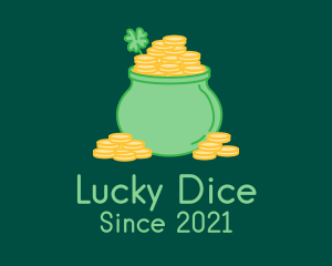 Shamrock Gold Pot logo design