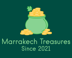 Shamrock Gold Pot logo design