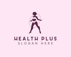 Woman Plus Size Lingerie logo design
