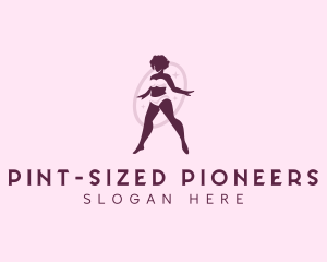 Woman Plus Size Lingerie logo design