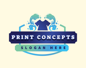 Wave Print Shirt logo
