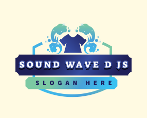 Wave Print Shirt logo design