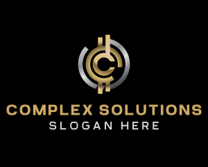 Crypto Coin Currency logo design