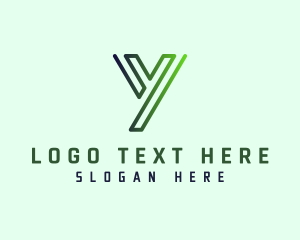 Monoline Generic Letter Y logo design