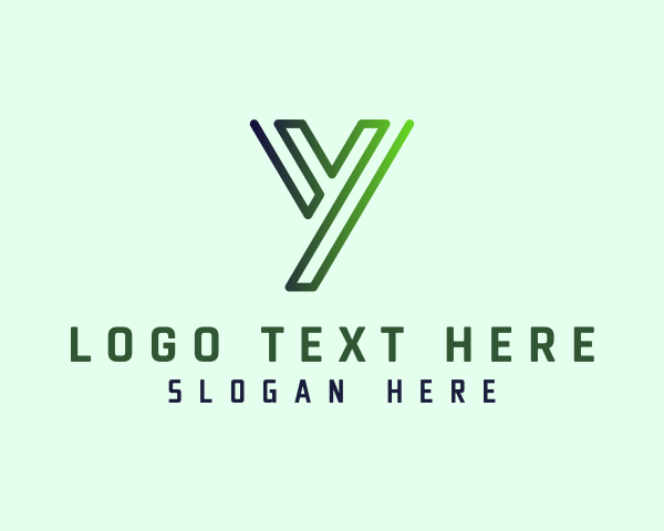 Letter Y logo example 4