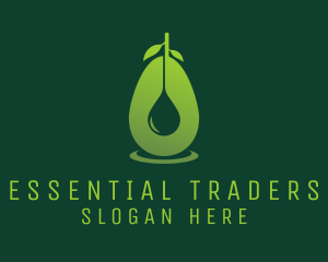 Natural Avocado Oil logo design