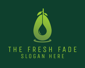 Natural Avocado Oil logo design