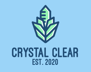 Crystal Building Construction logo design