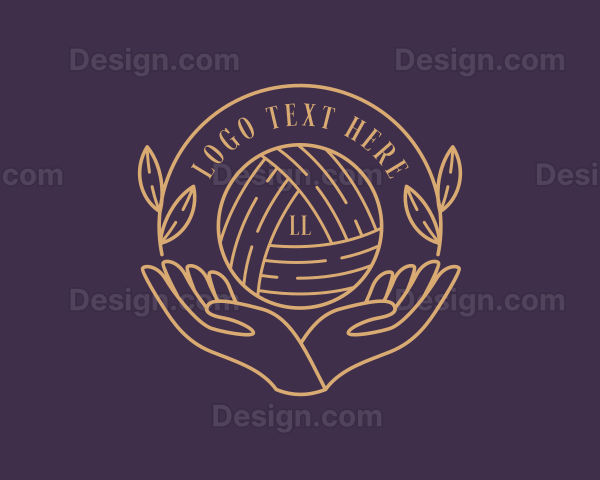 Hands Knitting Crochet Logo