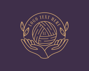 Hands Knitting Crochet  logo