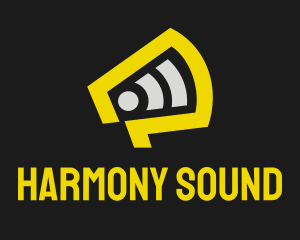 Yellow Megaphone Broadcast Logo
